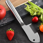 Stainless Steel Julienne Peeler – Even Strips Every Time
