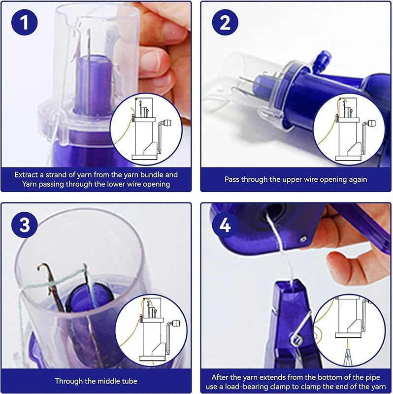 Knitting Machine for I-Cords – Fast Knitting of Yarns