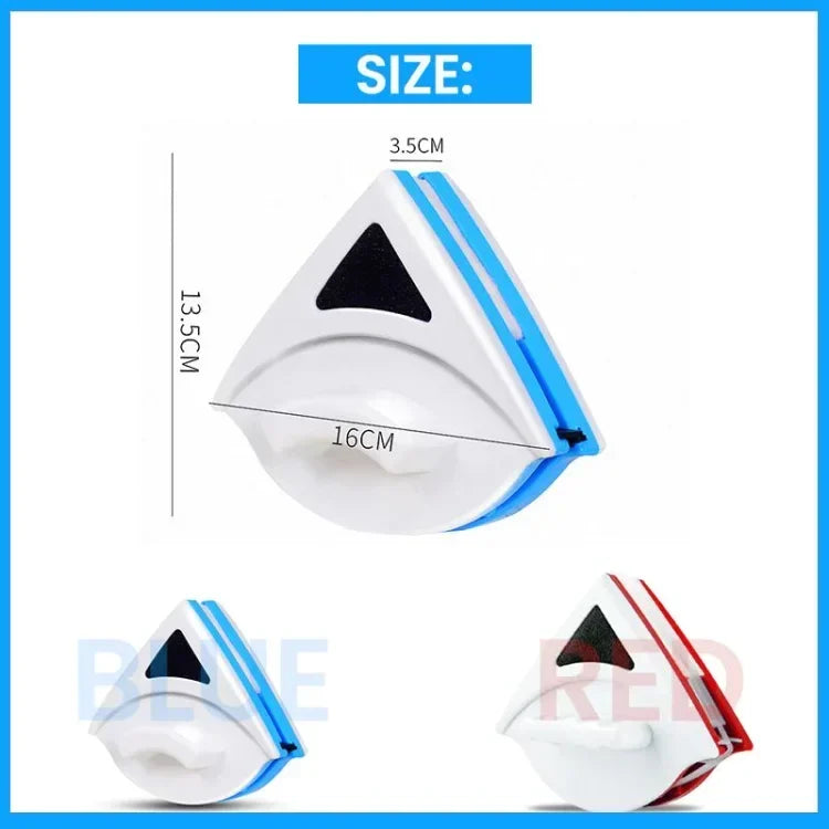 Magnetic window cleaner for both sides