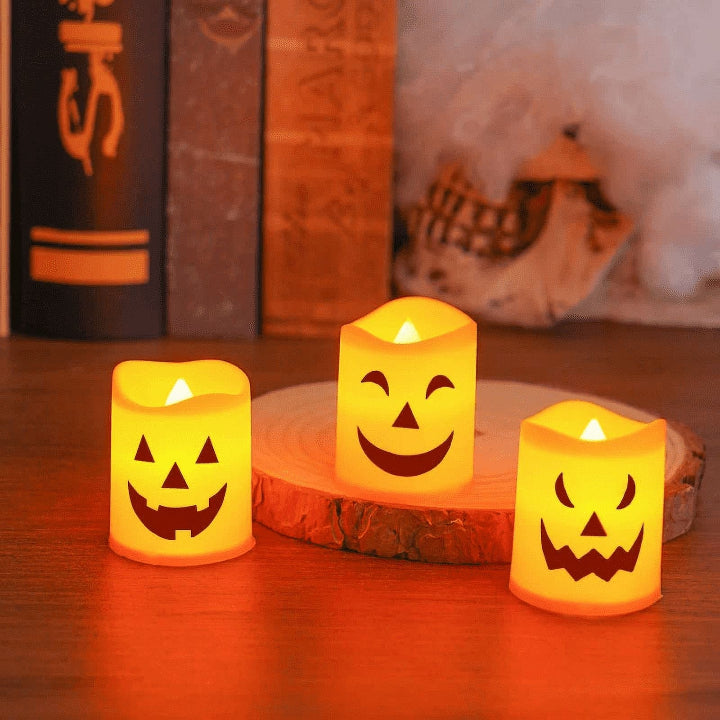 LED-Kürbiskerzen Halloween