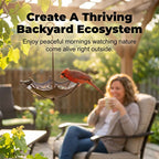 Metal Bird Bath Umbrella Design – Hanging for Garden