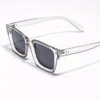 Men's Square Gray Sunglasses – UV400 Protection