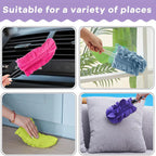 Microfiber Cleaning Pads – Dust, Hair & Dirt in One Wipe - Set of 5