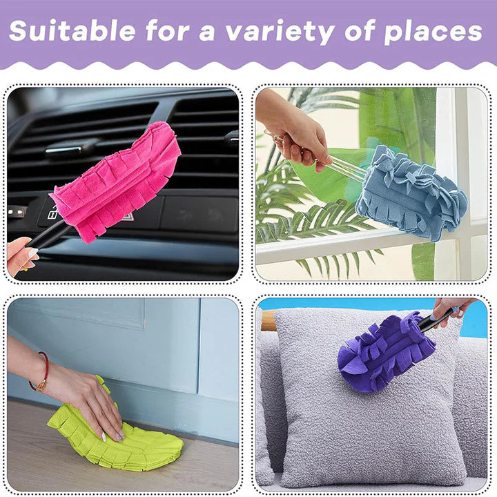 Microfiber Cleaning Pads – Dust, Hair & Dirt in One Wipe - Set of 5