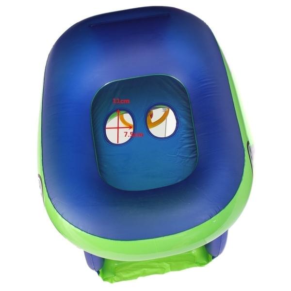 Baby Schwimmsitz mit Sonnendach – Aufblasbar mit Spielzeug