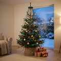 LED waterfall string lights for the Christmas tree, copper wire, with remote control