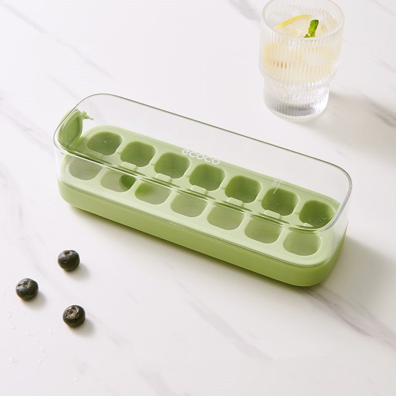 Eiswürfelform mit Pressmechanismus