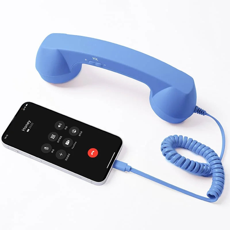 Retro-Telefonhörer mit ergonomischem Design
