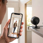 WiFi Mini Überwachungskamera 1080P mit Magnethalterung & Bewegungsalarm, Ø 4,3 × 2,5 cm