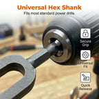 Wire Twisting Tool for Drills – Universal Hex Shank