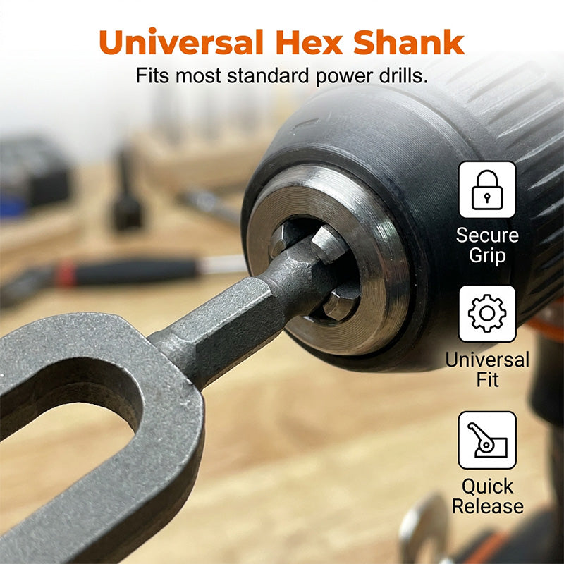Wire Twisting Tool for Drills – Universal Hex Shank