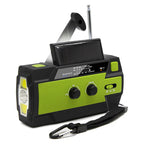 Emergency Radio with Solar and Crank – Power Bank for Outdoor Use