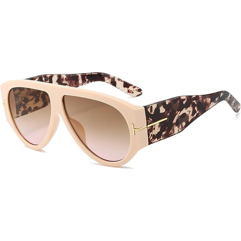 Aviator Oversized Sunglasses with UV400 Protection