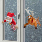 Santa Claus window decoration with crash effect, moves in response to sounds