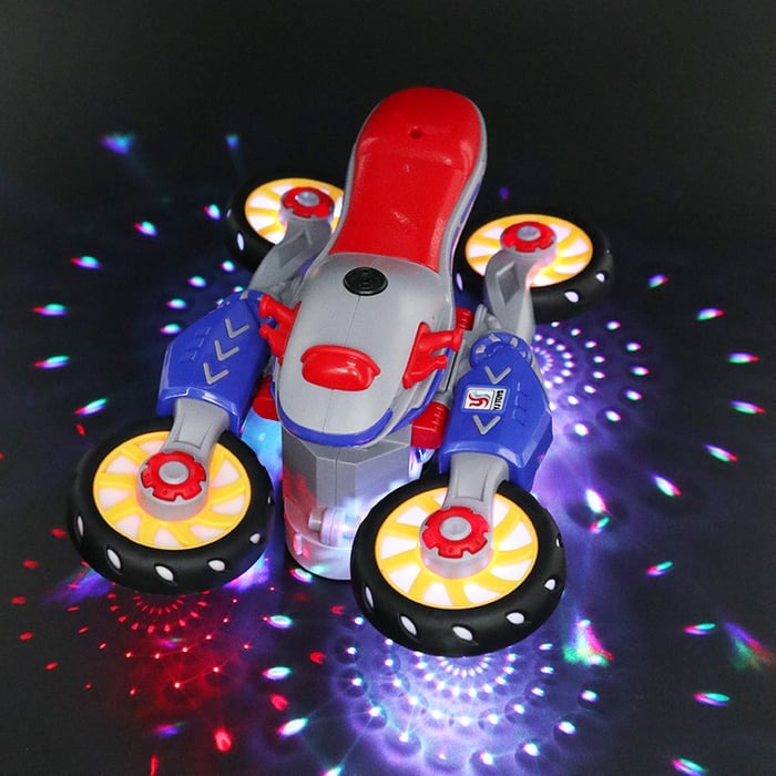 Elektrisches Motorrad-Spielzeug mit LED-Lichten und Musik