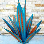 Solar LED Agave Lamp – Color-Changing Metal Garden Lighting