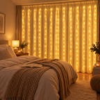 LED-Lichtervorhang Eiszapfen Warmweiß – Für Fenster und Innenwand