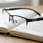 Bifocal reading glasses for near and far – semi-rimless, +1.0 to +4.0 dpt