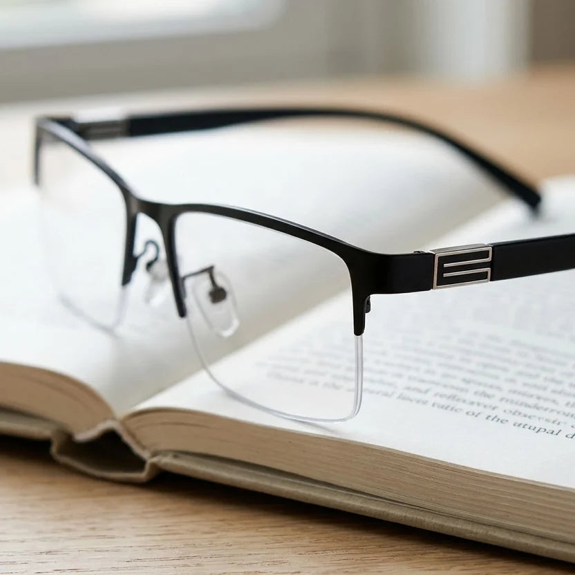 Bifokale Lesebrille für Nah & Fern – Halbrand, +1,0 bis +4,0 dpt