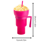 Getränkebecher mit Snackfach – 1 Liter Fassungsvermögen
