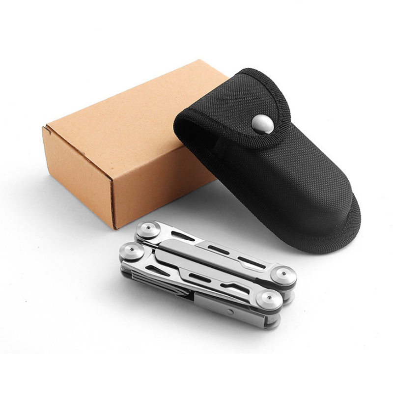 Multitool Edelstahl 12-in-1 mit Zange und Schraubendreher