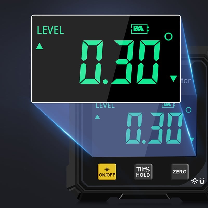Digital Level with Magnetic Base – Precise Angle Measurement