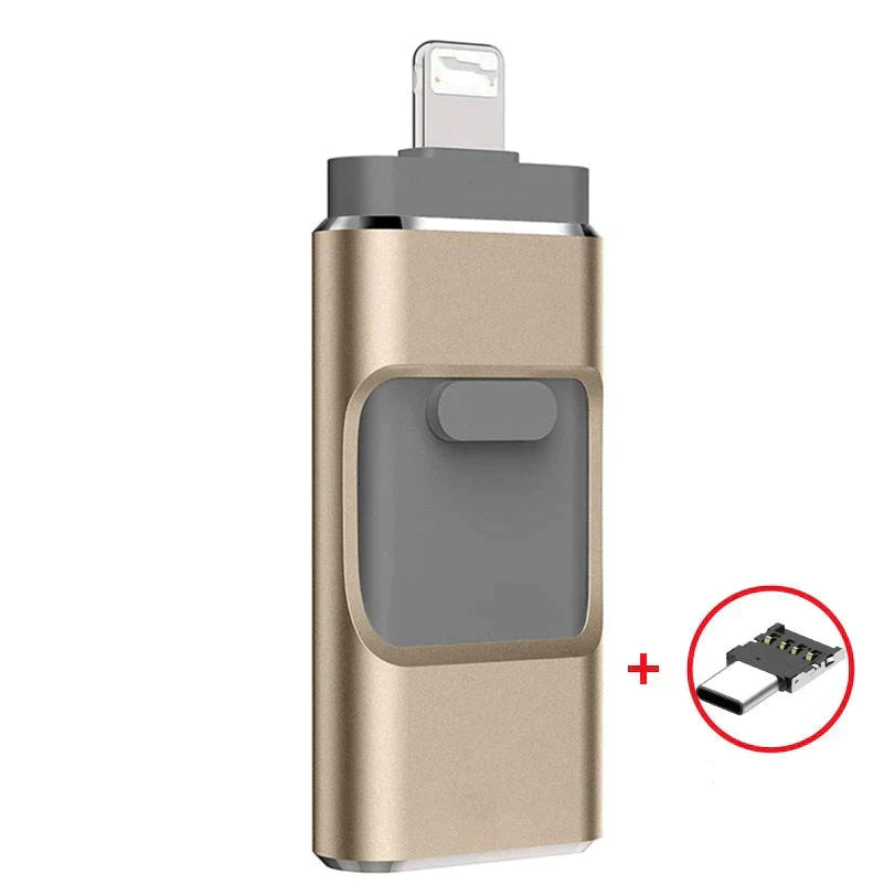 Multi-Port USB Stick for Smartphone and PC