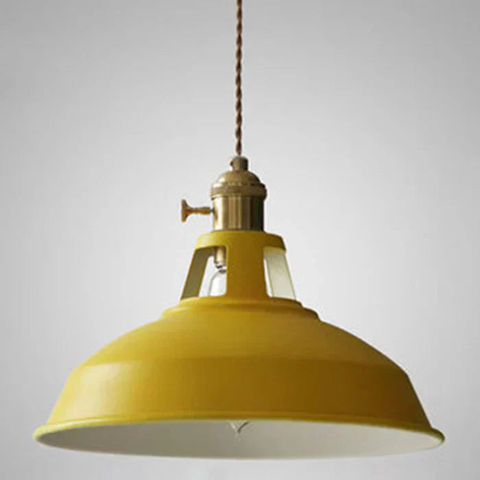 Industrielle Pendelleuchte Metall 27 cm
