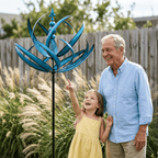 Windspiel Metall Lotus-Design
