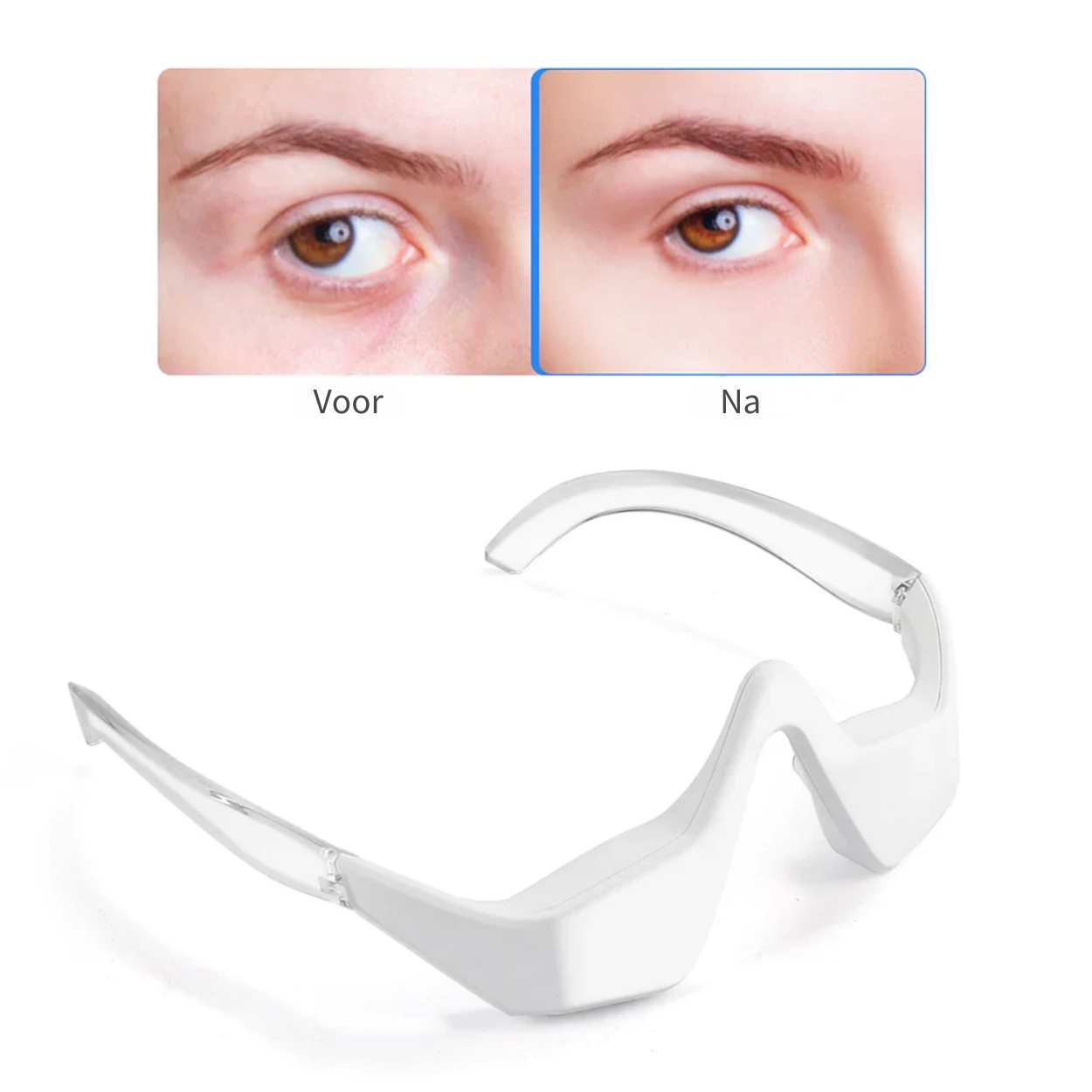 LED-Rotlichttherapie-Brille für Augenpartie