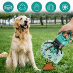 Dog Poop Grabber with Built-in Bag Dispenser – Touch-Free Cleaning