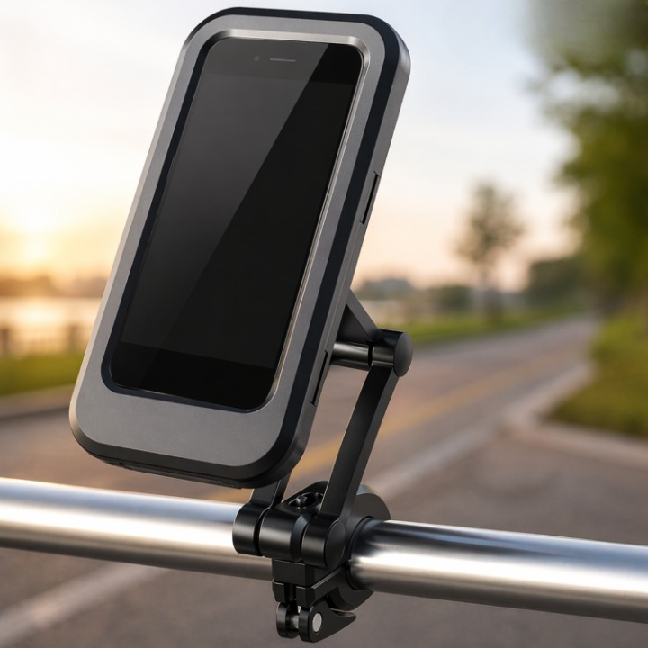 Waterproof Bicycle Phone Holder with 360° Rotation