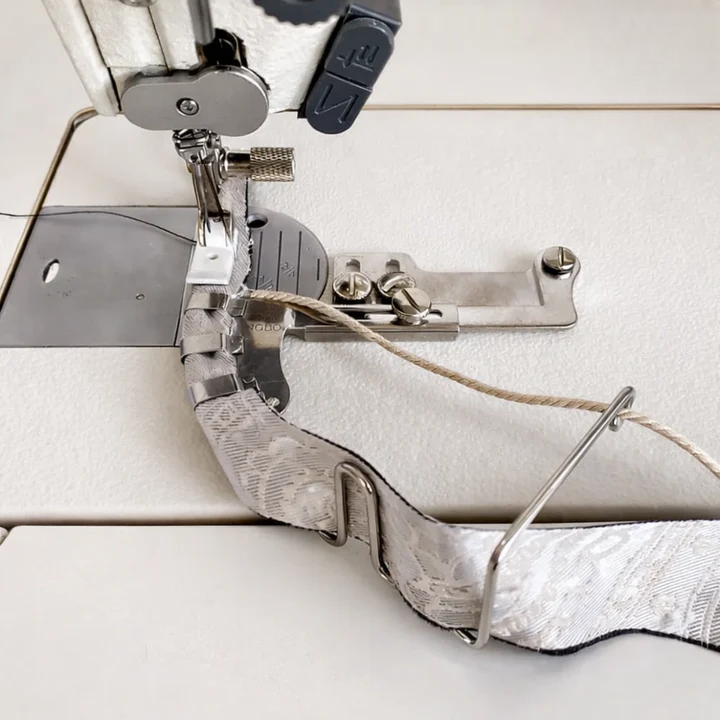 Double Fold Bias Tape Attachment – Clean, Even Edges Every Stitch