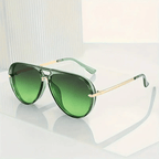 Pilotensonnenbrille mit klassischem Doppelsteg-Design