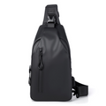 Anti-theft crossbody bag with waterproof protection