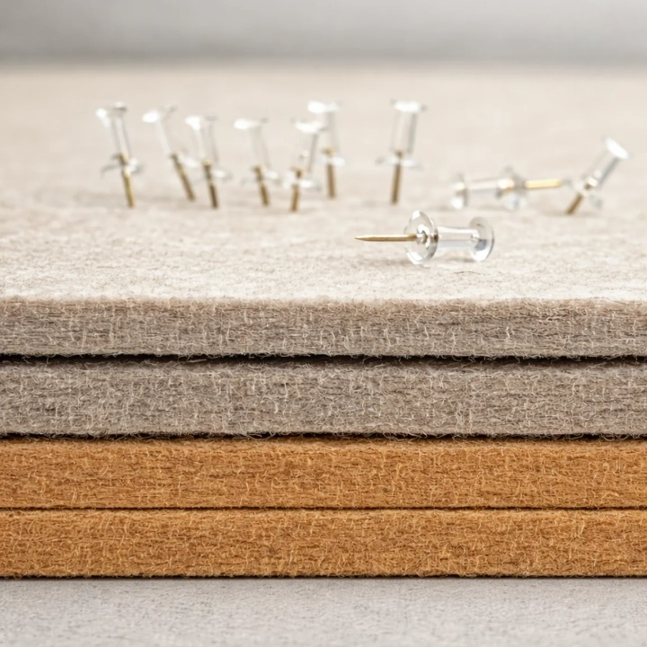 Self-adhesive Pinboard Panels Without Drilling – Cork Look