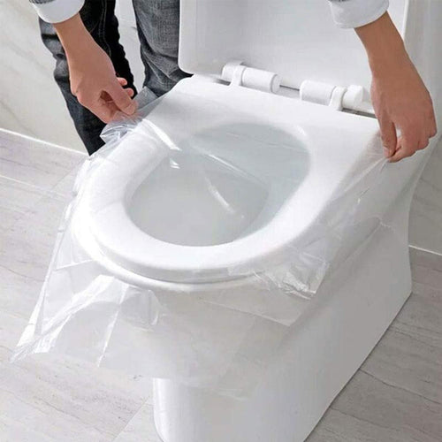 Einweg-Toilettensitzbezüge 50 Stück – Hygienischer Reisebegleiter