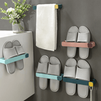 Wall glove holder without drilling