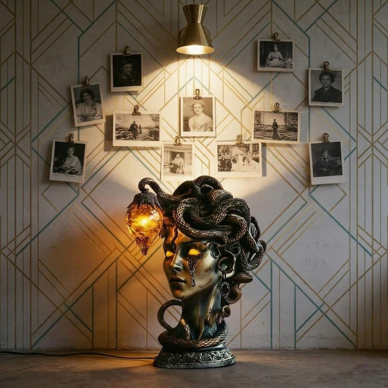 Medusa-Tischlampe mit LED-Beleuchtung