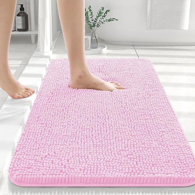 Badematte Chenille – rutschfest, superweich und extra saugfähig