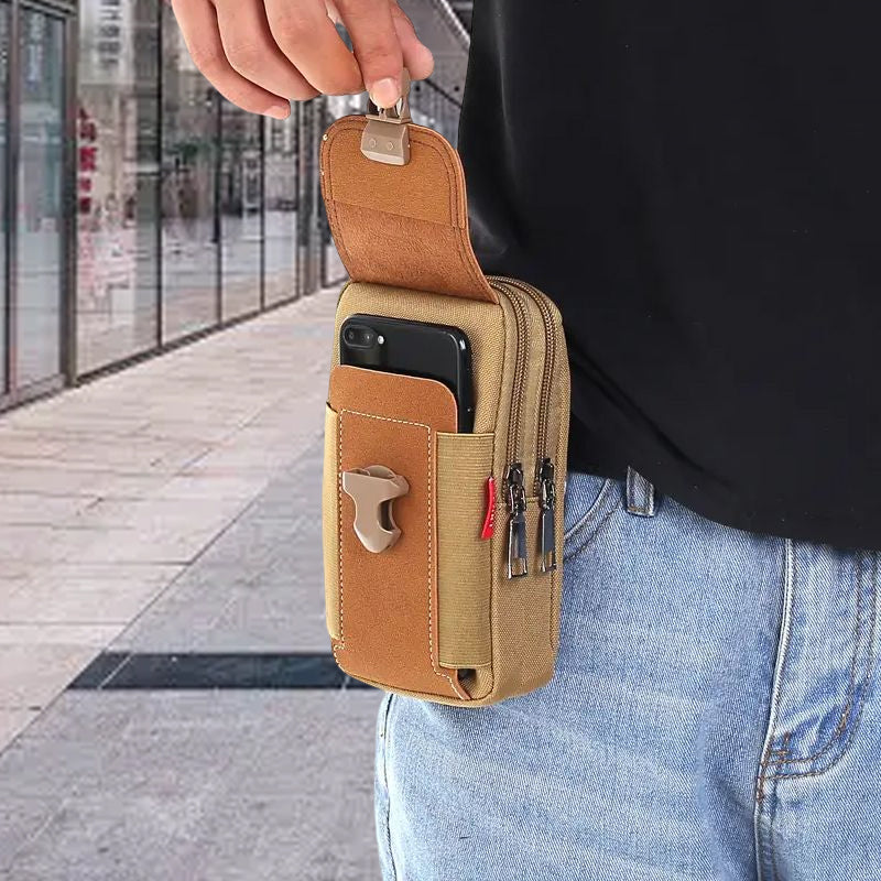 Gürteltasche Herren Canvas mit Handyfach