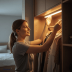 LED sensor light with motion detector – magnetic mount
