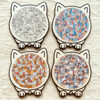 Holzpuzzle Katze – 135 Teile in verschiedenen Farben