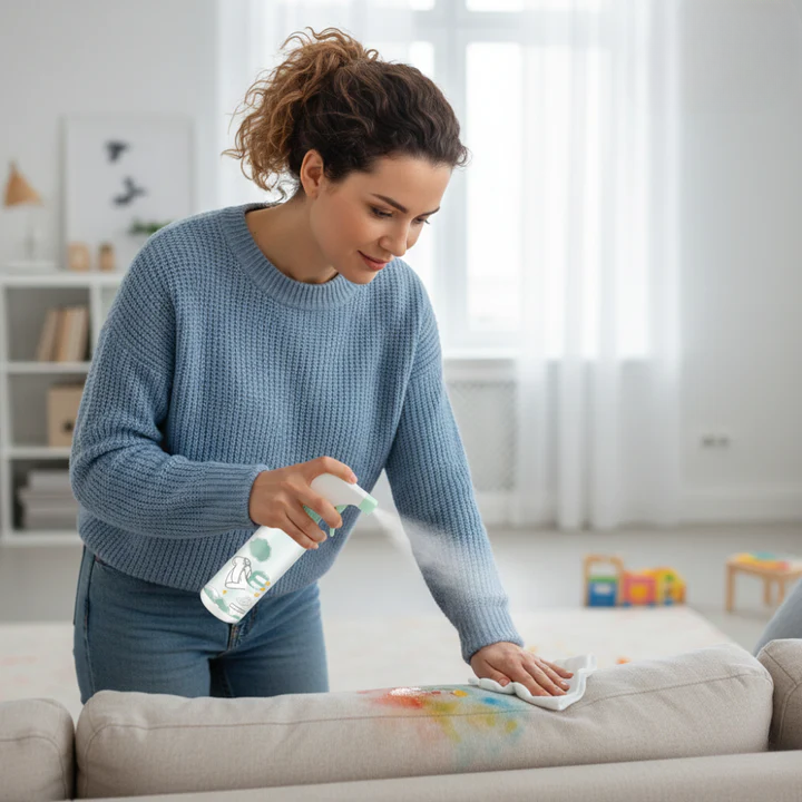 Stain Remover Spray for Textiles – Stains Gone, Not a Drop