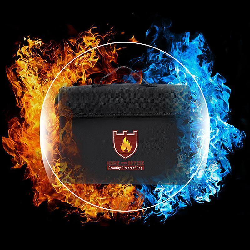 Fireproof document bag with shoulder strap cm