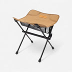 Foldable Camping Stool – Portable Outdoor Seat with Mesh Storage