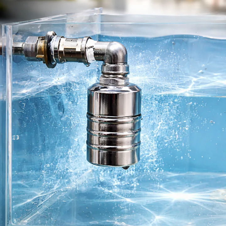 Automatic float valve – stainless steel, without electricity