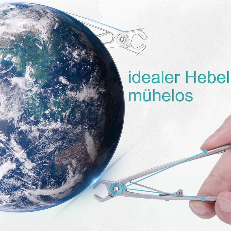 Nail clipper for thick nails – stainless steel with reinforced grip