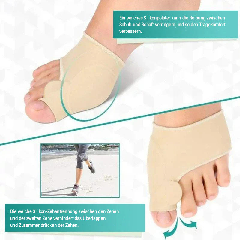 Zehenschutz mit Gel-Polster – Weiche Korrektur bei Hallux valgus
