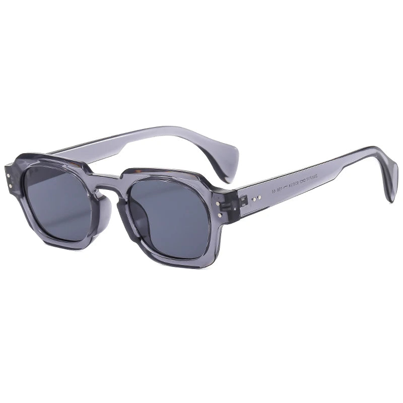 Retro Sonnenbrille mit eckiger Fassung und UV400-Schutz – 6 Farben